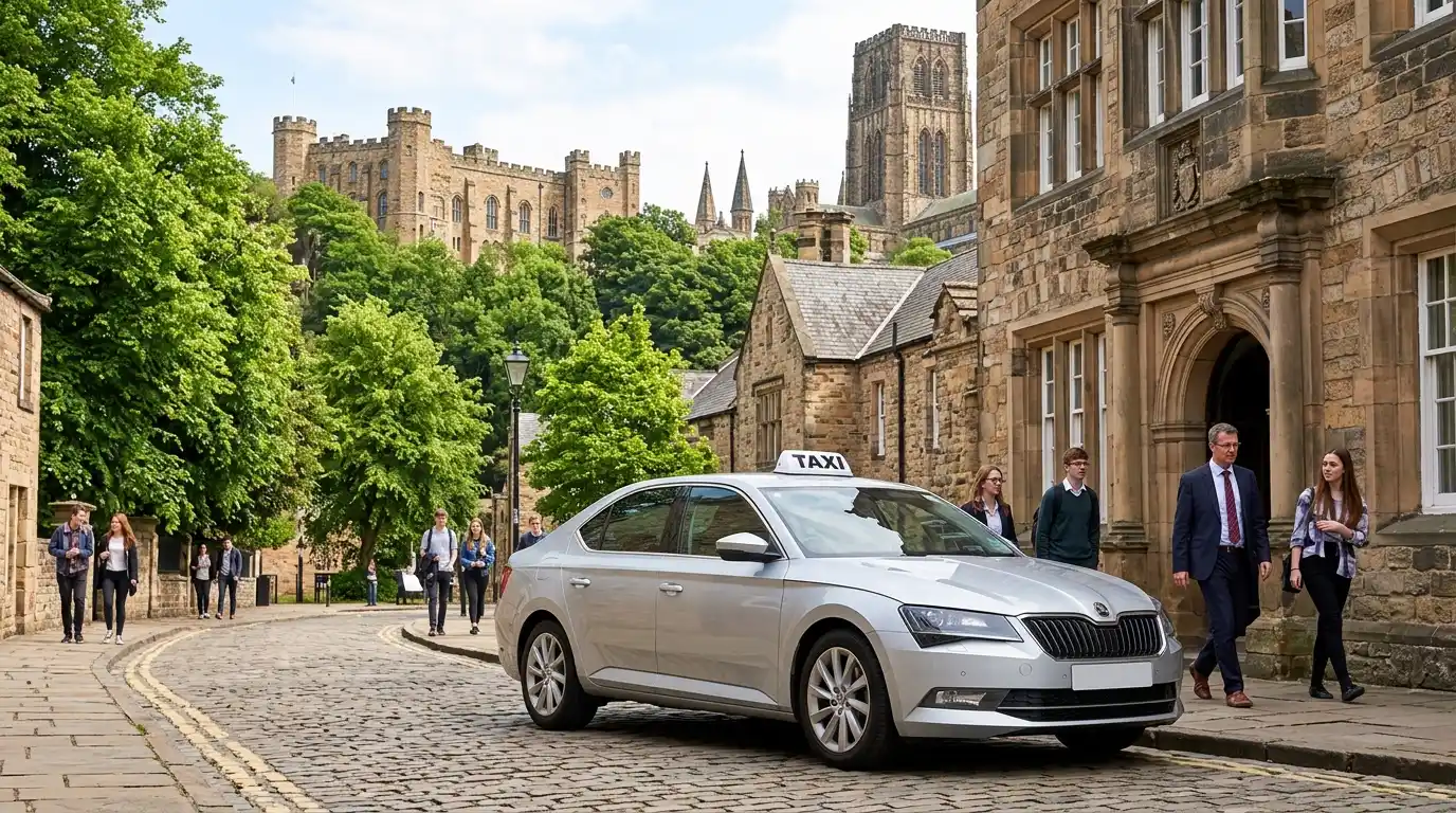 University and hospital taxi service in Durham