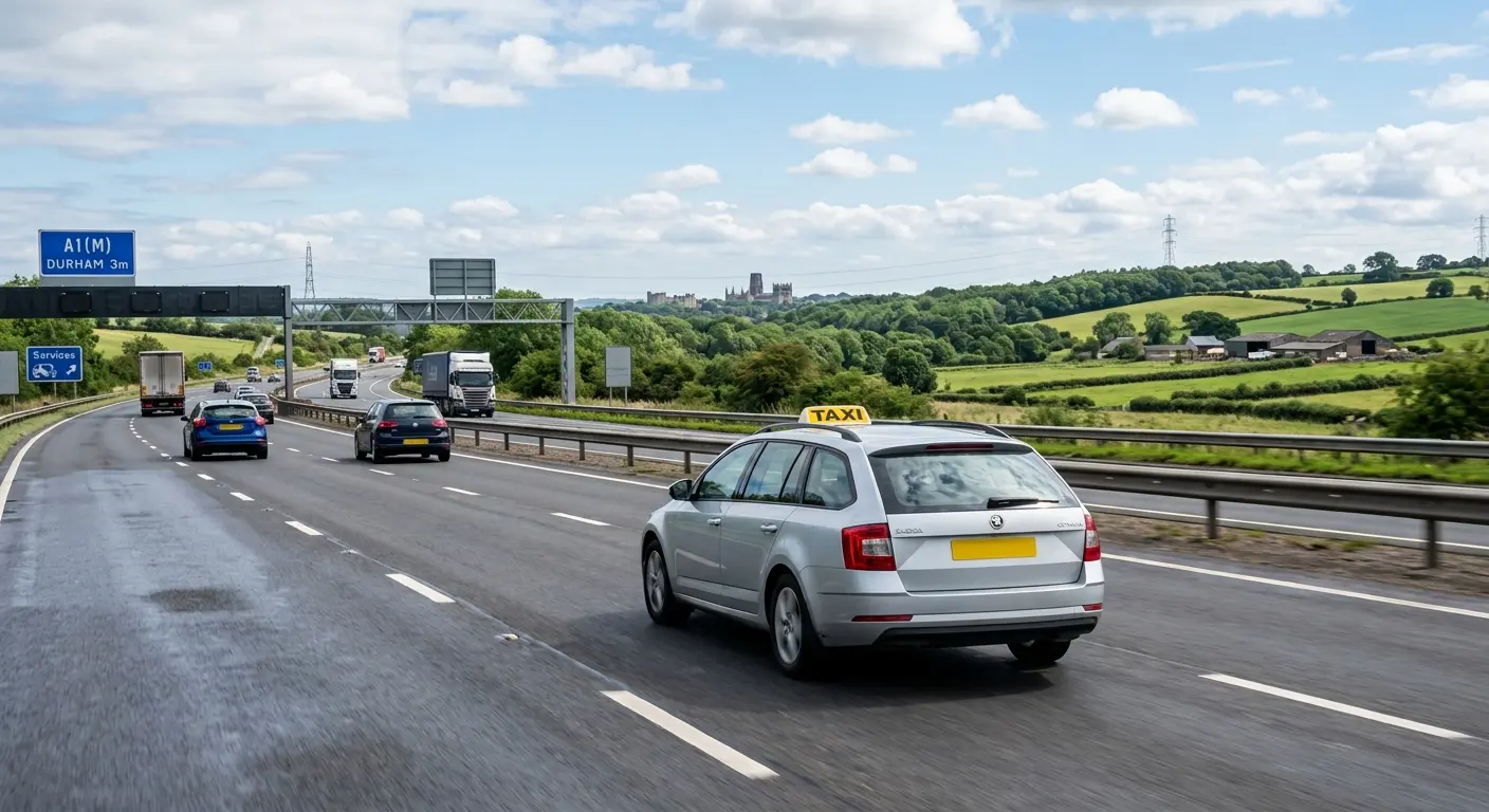 Long-distance taxi travel from Durham